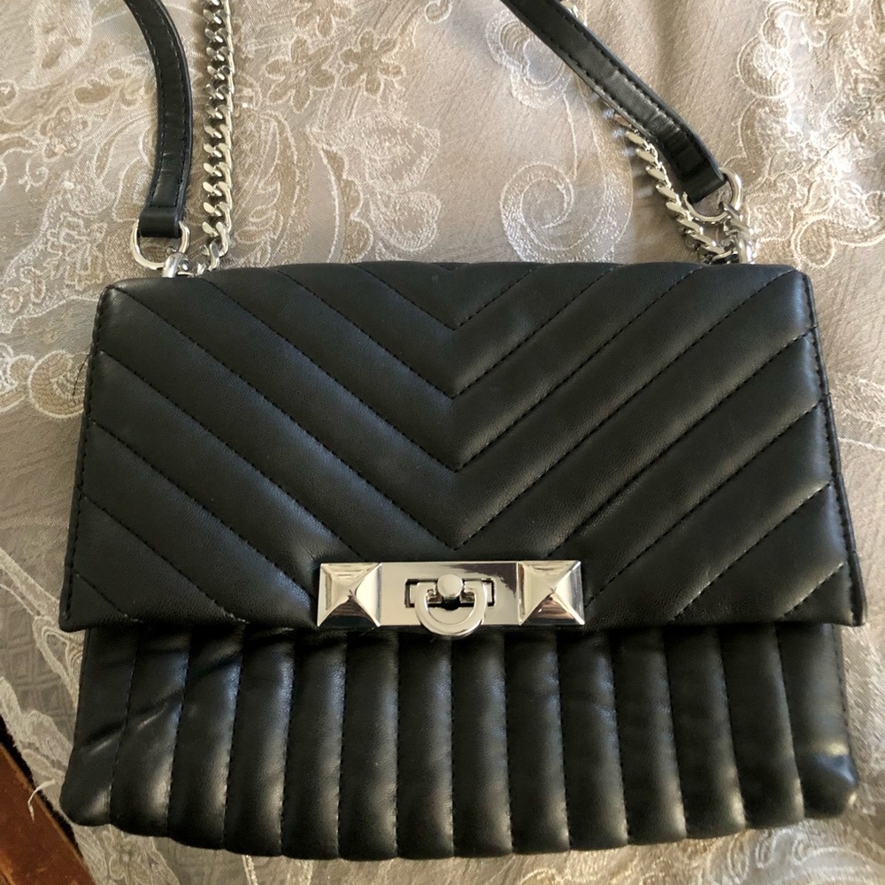 Aldo cross body bag with silver chain strap